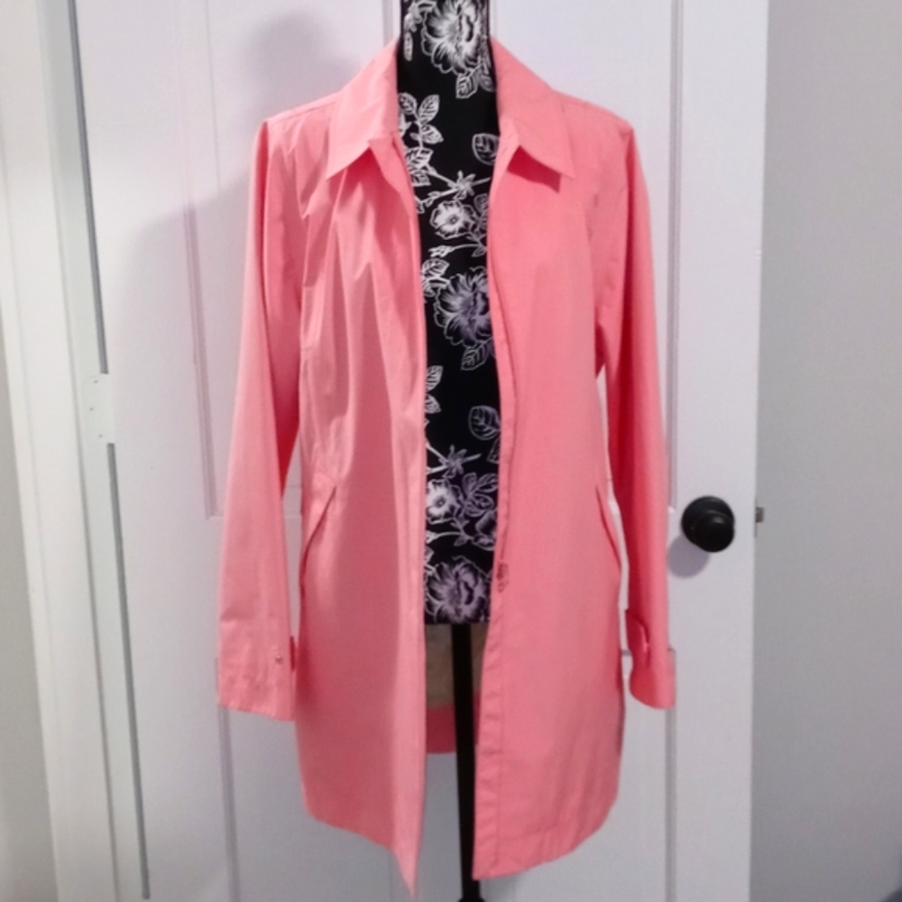 💖RARE/VTG Lilly Pulitzer💖 - Pink Rain Coat - Picture 1 of 16
